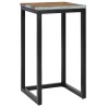 Tables gigognes 3 pcs Bois de teck massif et polyrésine 