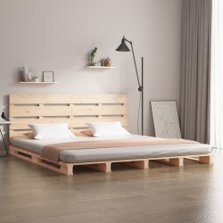 Cadre de lit 120x190 cm Bois pin massif Petit Double 