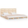 Cadre de lit 120x190 cm Bois pin massif Petit Double 