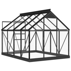 Cadre de remplacement de serre 155x103x191 cm aluminium 