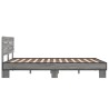 Cadre de lit sans matelas sonoma gris 140x200 cm 