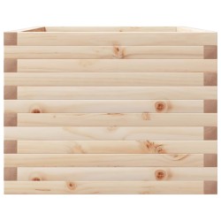 Jardinière 110x60x46 cm bois de pin massif 