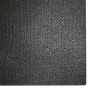 Tapis de porte noir 100x300 cm fibre de coco touffeté 