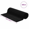 Tapis de porte noir 100x300 cm fibre de coco touffeté 