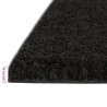 Tapis de porte noir 100x300 cm fibre de coco touffeté 