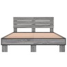 Cadre de lit sans matelas sonoma gris 140x190 cm 
