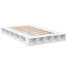 Cadre de lit sans matelas blanc 140x190 cm 