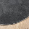Tapis OVIEDO à poils courts anthracite Ø 280 cm 