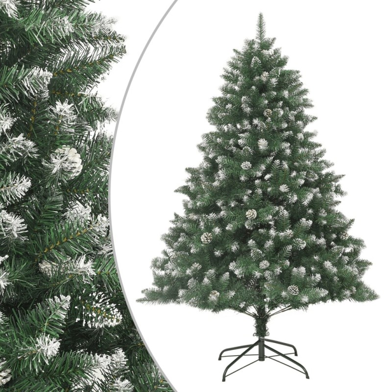Sapin de Noël artificiel avec support 240 cm PVC 