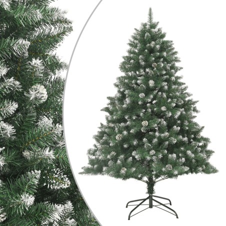 Sapin de Noël artificiel avec support 240 cm PVC 