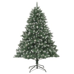 Sapin de Noël artificiel avec support 240 cm PVC 