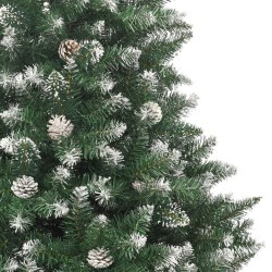 Sapin de Noël artificiel avec support 240 cm PVC 