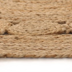 Tapis Design tressé Jute 240 cm Rond 