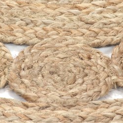 Tapis Design tressé Jute 240 cm Rond 
