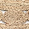 Tapis Design tressé Jute 240 cm Rond 