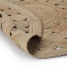 Tapis Design tressé Jute 240 cm Rond 