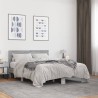 Cadre de lit sans matelas sonoma gris 140x190 cm 
