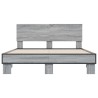 Cadre de lit sans matelas sonoma gris 140x190 cm 