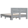 Cadre de lit sans matelas sonoma gris 140x190 cm 