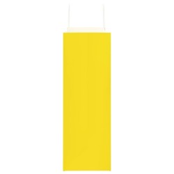 Sacs en papier 250 pcs avec poignées jaune 45x17x48 cm 