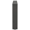 Pieds de table basse en forme de V, 2 pièces, anthracite, 60 x (30-31,3) cm, acier 
