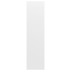 Meuble TV mural Blanc 37x37x142,5 cm Bois d’ingénierie 
