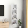 Meuble TV mural Blanc 37x37x142,5 cm Bois d’ingénierie 