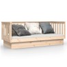 Lit de jour sans matelas 90x190 cm bois de pin massif 