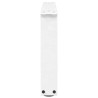 Pieds de table basse en forme de V, 2 pièces, blanc, 60 x (30-31,3) cm, acier 