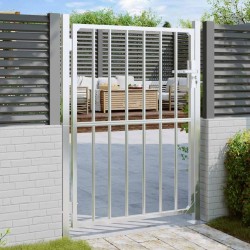 Portail de jardin 100x150 cm acier inoxydable 