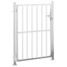 Portail de jardin 100x150 cm acier inoxydable 