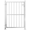 Portail de jardin 100x150 cm acier inoxydable 