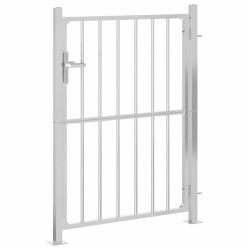 Portail de jardin 100x150 cm acier inoxydable 