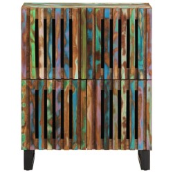 Buffet 60x34x75 cm bois d'acacia massif 
