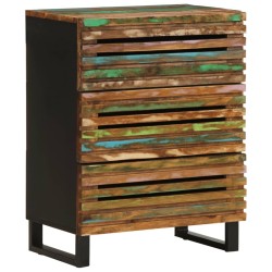 Buffet 60x34x75 cm bois d'acacia massif 