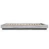 Cadre de lit sans matelas sonoma gris 135x190 cm 