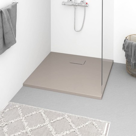 Receveur de douche SMC Marron 90x80 cm 
