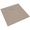 Receveur de douche SMC Marron 90x80 cm 