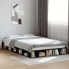 Cadre de lit sans matelas noir 120x190 cm 