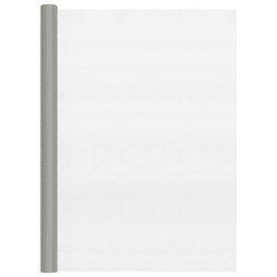 Écran en treillis Acier inoxydable 112x2000 cm Argenté 