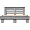 Cadre de lit sans matelas sonoma gris 140x190 cm 
