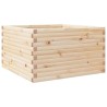 Jardinière 80x80x46 cm bois de pin massif 