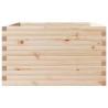 Jardinière 80x80x46 cm bois de pin massif 