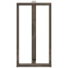 Pieds de table de bar en forme de T, 2 pièces, noir, 60 x 35 x (110-111) cm, acier 