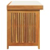 Boîte à coussins d'extérieur 90x50x60,5 cm bois massif d'acacia 
