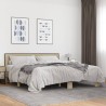 Cadre de lit sans matelas chêne sonoma 200x200 cm 