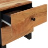 Tables de chevet 2 pcs 40x33x46 cm Bois d'acacia massif 