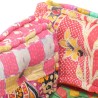 Coussin de canapé palette Multicolore Tissu Patchwork  