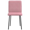 Chaises à manger lot de 4 Rose Velours 