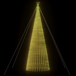 Sapin de Noël à LED 1544 LED blanc chaud 500 cm 